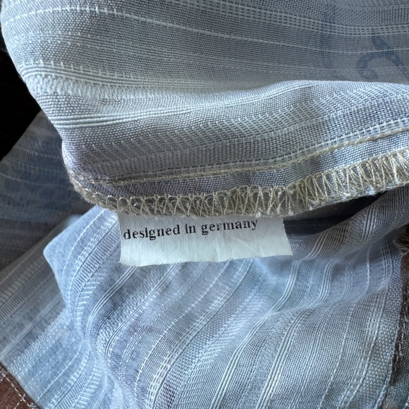 Georg Roth of Germany Multicolored Paisley Print Long Sleeve Button Down Shirt - Picture 6 of 6